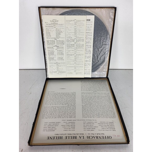 Offenbach La Belle Helene Renaissance Helene-Linda Felder Paris-Andre Dran Vinyl - Picture 4 of 11